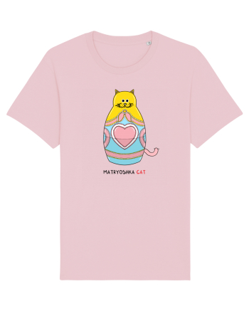 Matryoshka CAT Cotton Pink