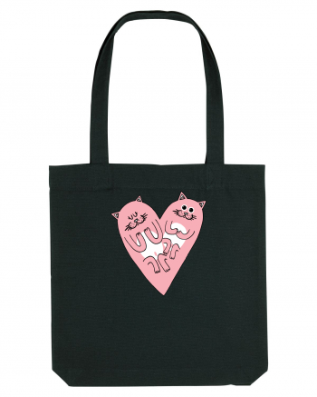 Cat heart Black