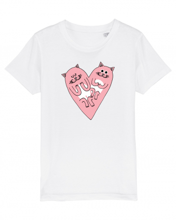 Cat heart White