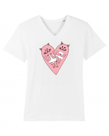 Cat heart White