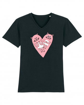 Cat heart Black