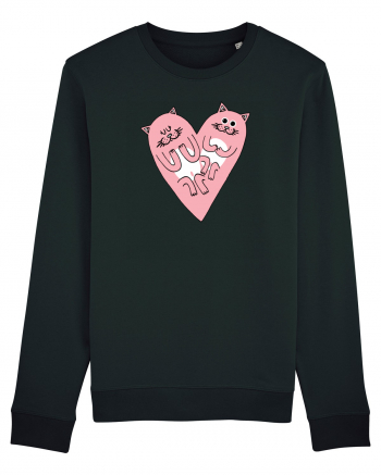 Cat heart Black