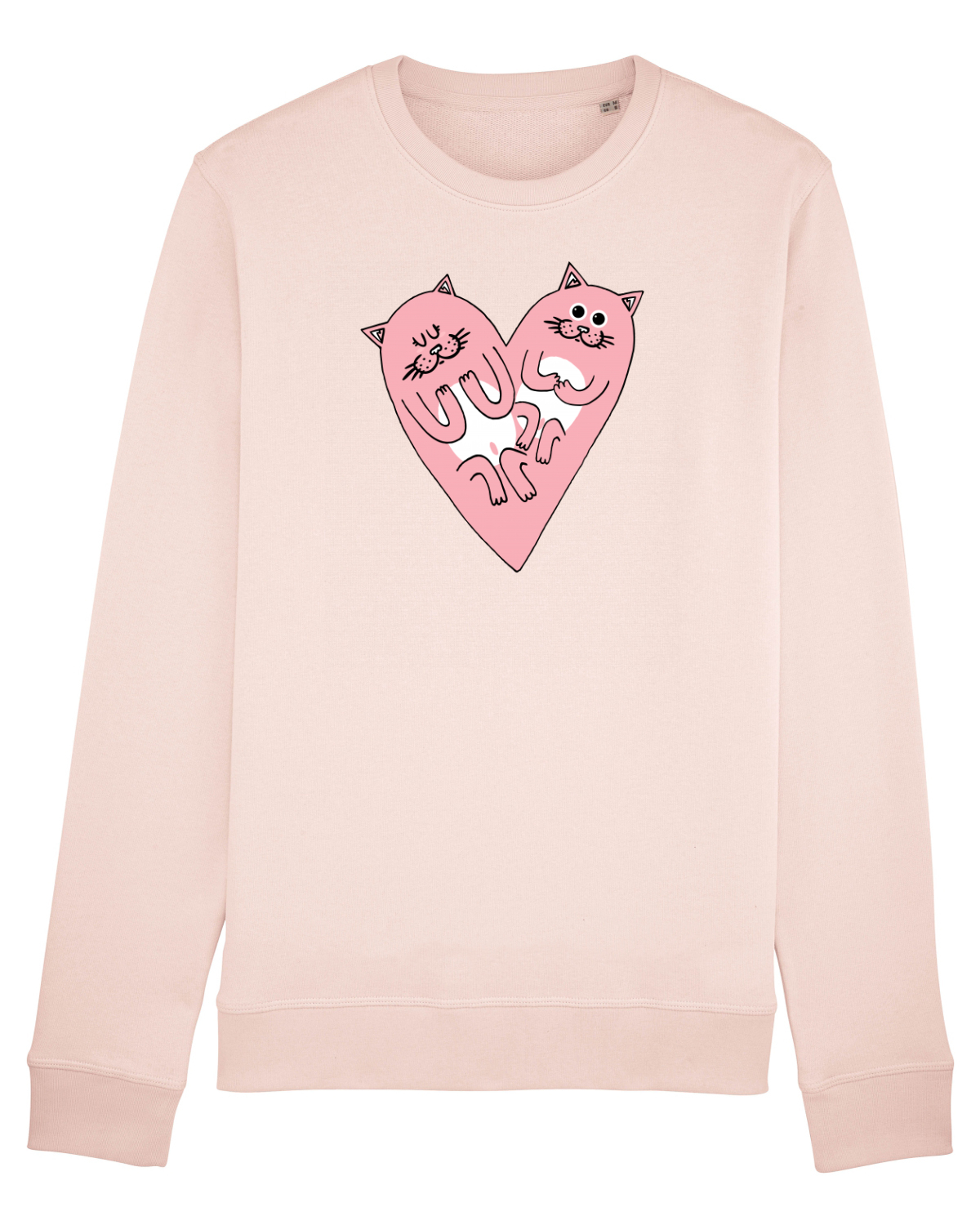 Bluză mânecă lungă Unisex Rise Candy Pink