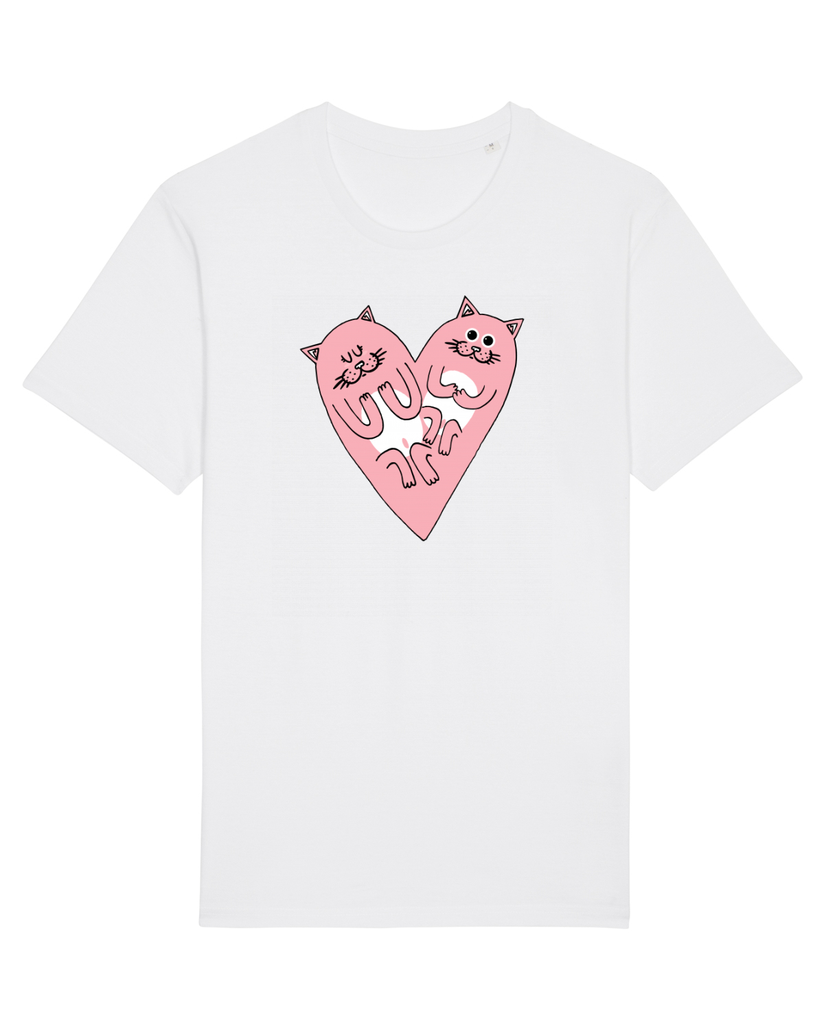 Tricou mânecă scurtă Unisex Rocker White