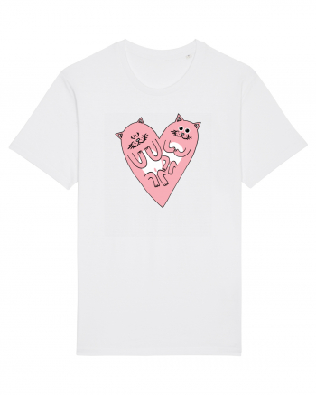 Cat heart White