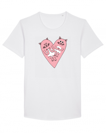 Cat heart White