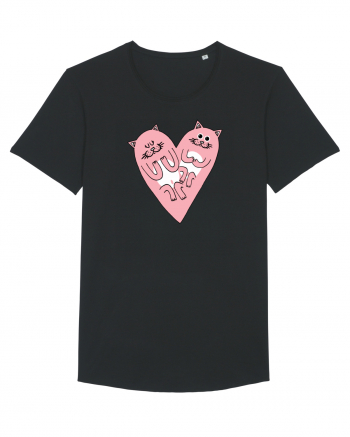 Cat heart Black