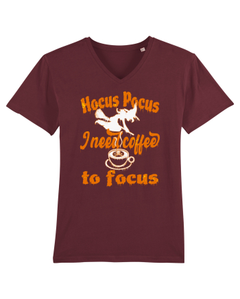 Hocus Pocus I Need Coffee  To Focus Burgundy