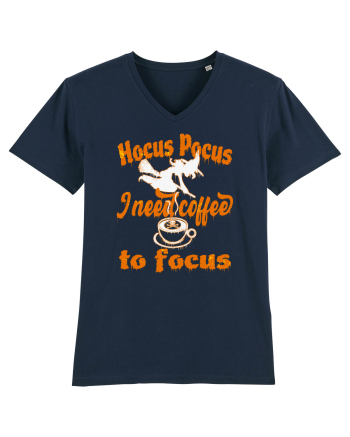 Hocus Pocus I Need Coffee  To Focus French Navy