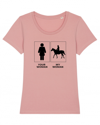 Woman Riding Design Canyon Pink