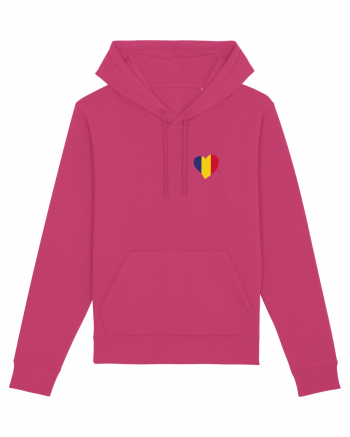 Inima tricolora Romania Raspberry