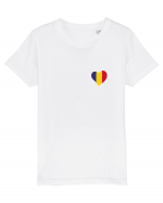 Inima tricolora Romania Tricou mânecă scurtă  Copii Mini Creator