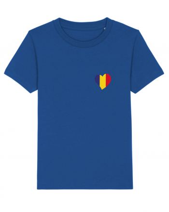 Inima tricolora Romania Majorelle Blue