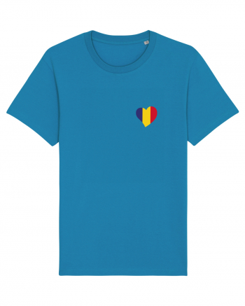 Inima tricolora Romania Azur