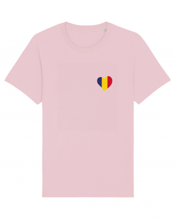 Inima tricolora Romania Cotton Pink