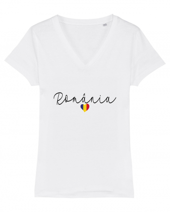 Romania inima tricolora White