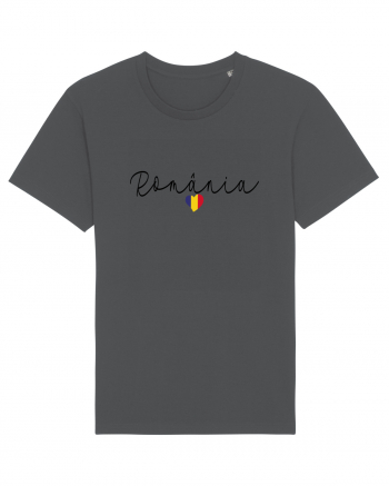 Romania inima tricolora Anthracite