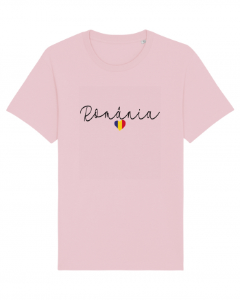 Romania inima tricolora Cotton Pink