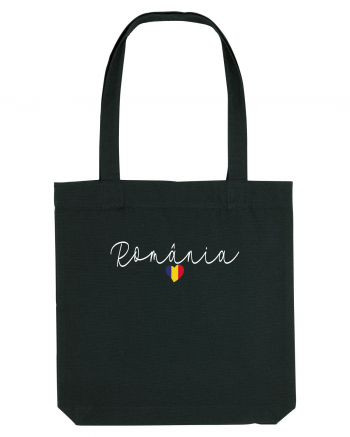 Inima tricolora Romania Black