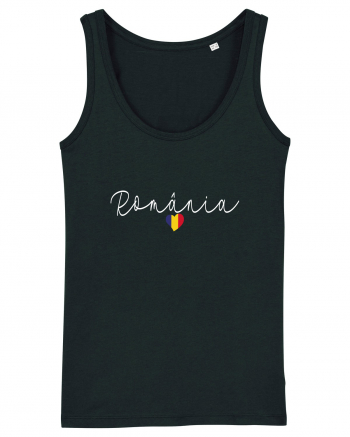 Inima tricolora Romania Black