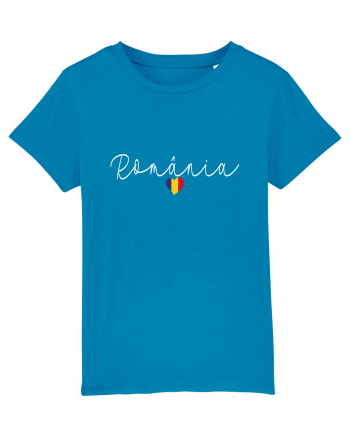 Inima tricolora Romania Azur