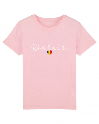 Inima tricolora Romania Cotton Pink