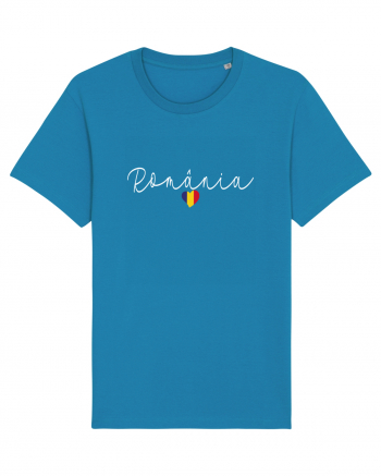 Inima tricolora Romania Azur