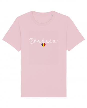 Inima tricolora Romania Cotton Pink