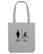 Woman Cycling Design Sacoșă textilă