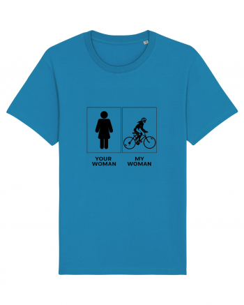 Woman Cycling Design Azur