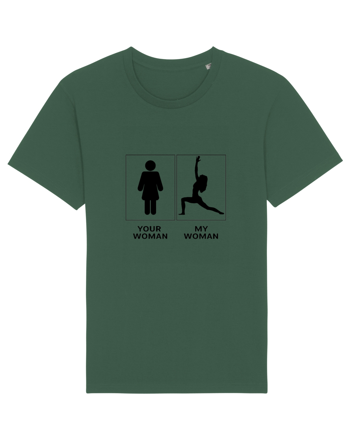 Tricou mânecă scurtă Unisex Rocker Bottle Green