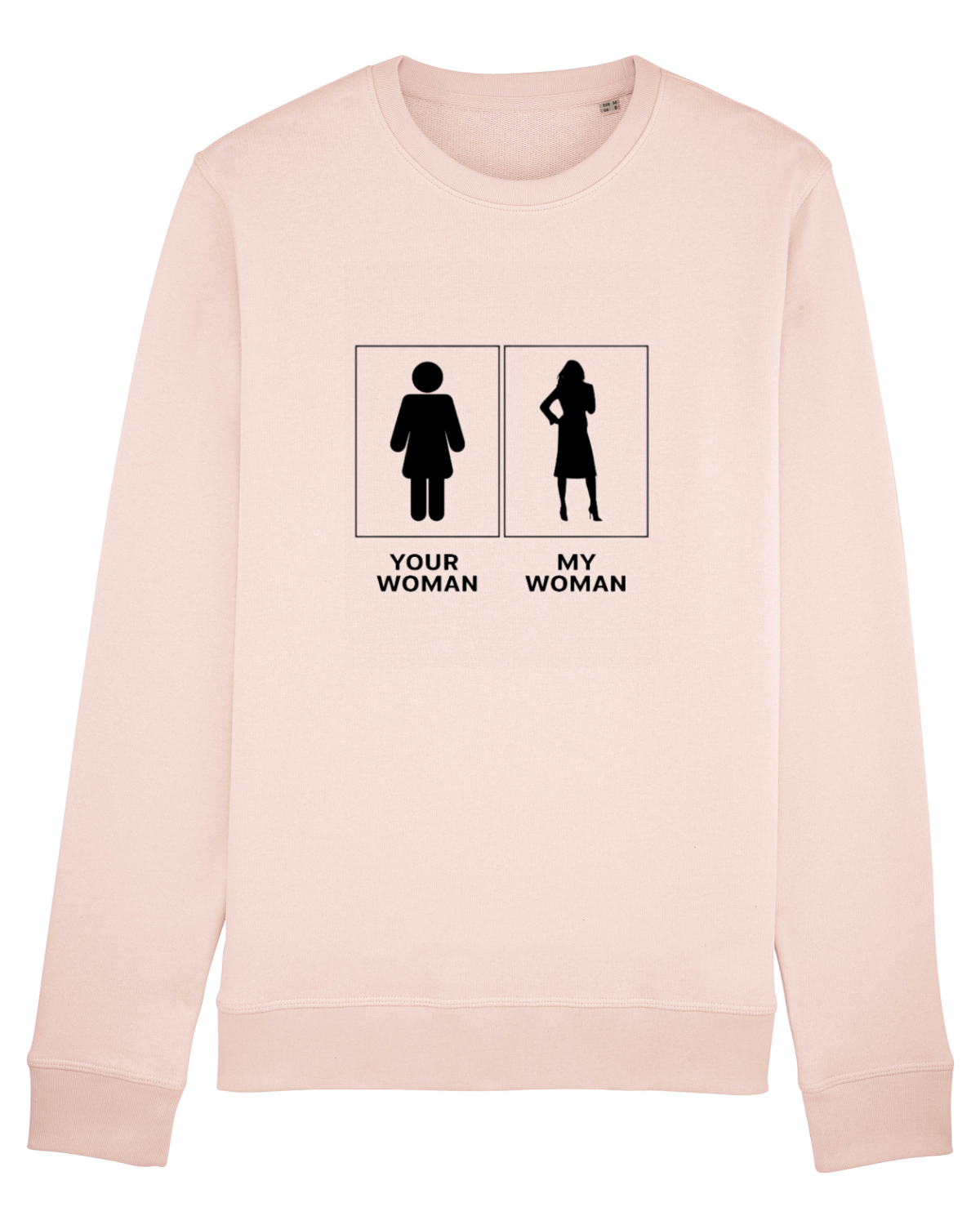 Bluză mânecă lungă Unisex Rise Candy Pink