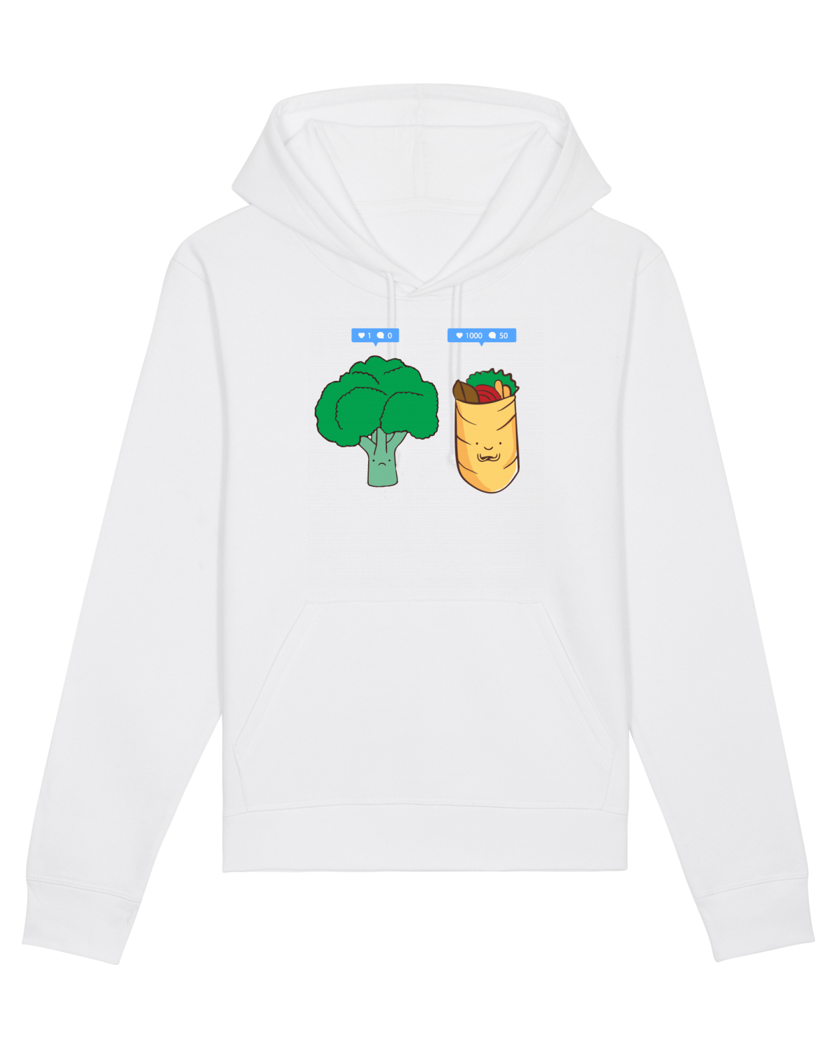 Hanorac Unisex Drummer White