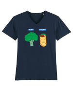 Vegan on social media Tricou mânecă scurtă guler V Bărbat Presenter