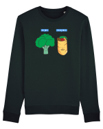 Vegan on social media Bluză mânecă lungă Unisex Rise