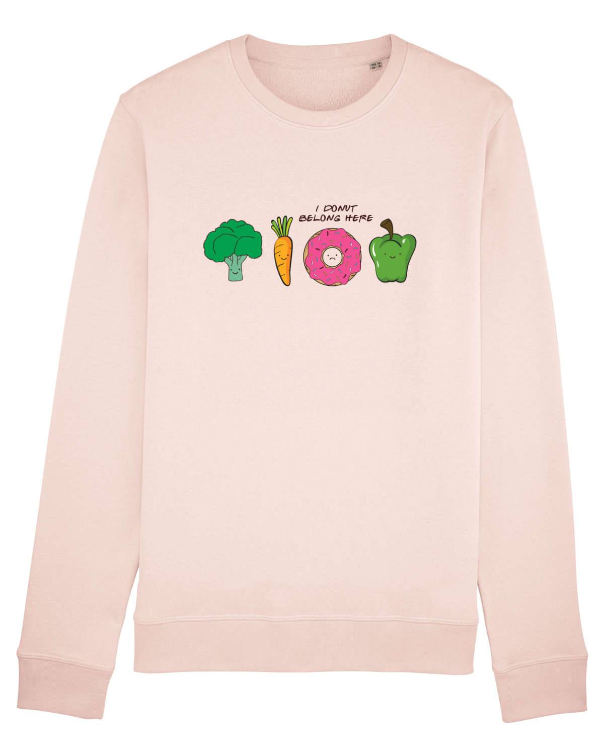Bluză mânecă lungă Unisex Rise Candy Pink