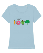I DONUT think they like me Tricou mânecă scurtă guler larg fitted Damă Expresser