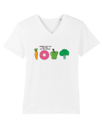 I DONUT think they like me Tricou mânecă scurtă guler V Bărbat Presenter