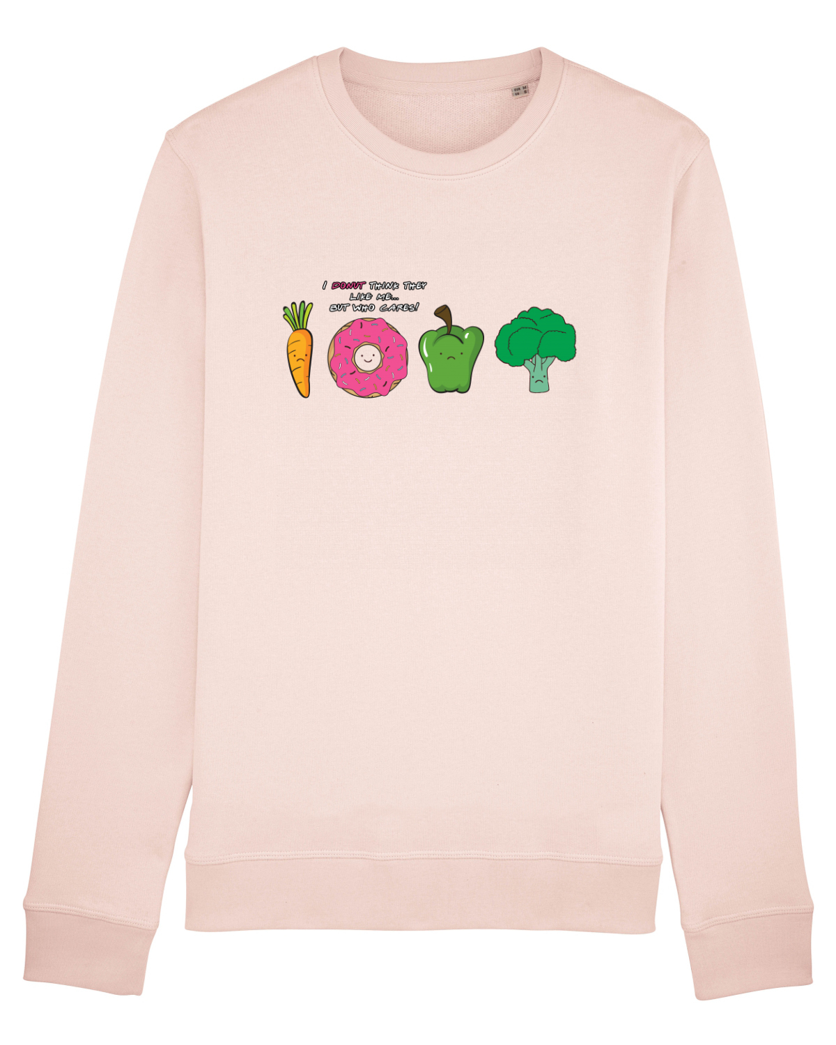Bluză mânecă lungă Unisex Rise Candy Pink