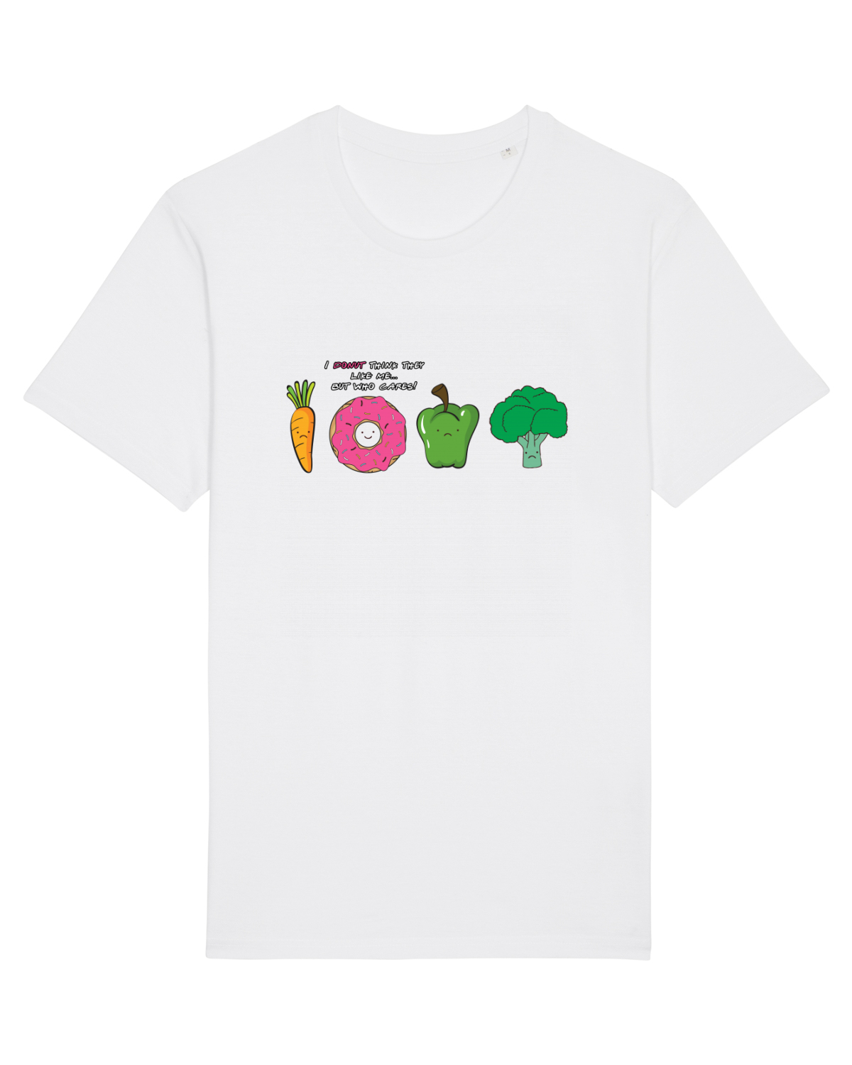 Tricou mânecă scurtă Unisex Rocker White