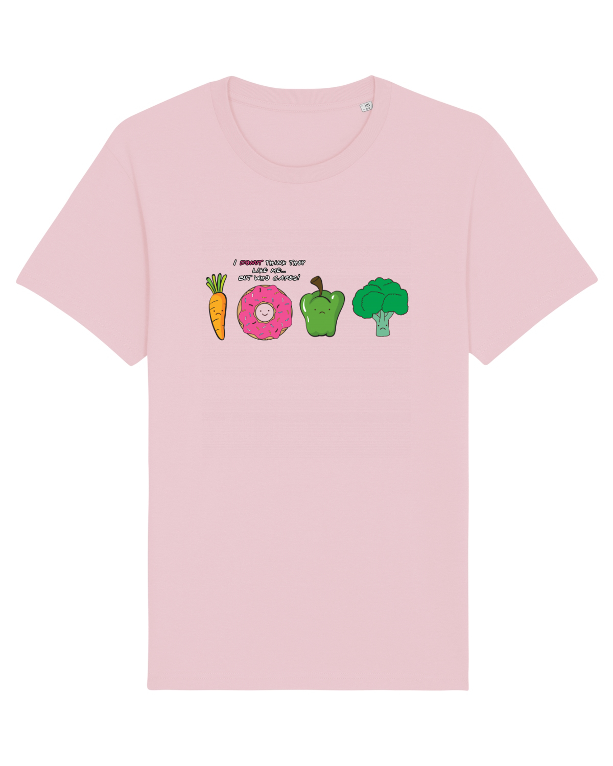 Tricou mânecă scurtă Unisex Rocker Cotton Pink