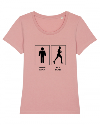 Man Running Design Canyon Pink