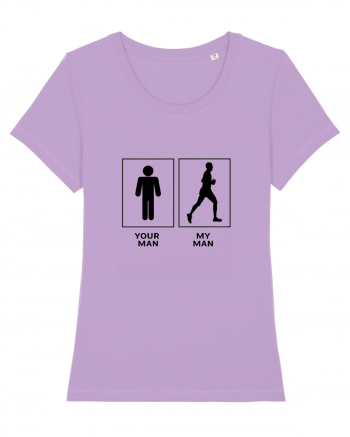 Man Running Design Lavender Dawn