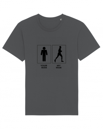 Man Running Design Anthracite