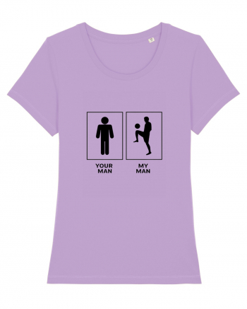 Man Football Design Lavender Dawn