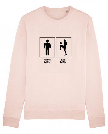 Man Football Design Candy Pink