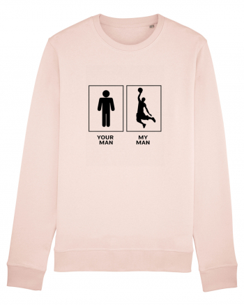 Man Basketball Design Candy Pink