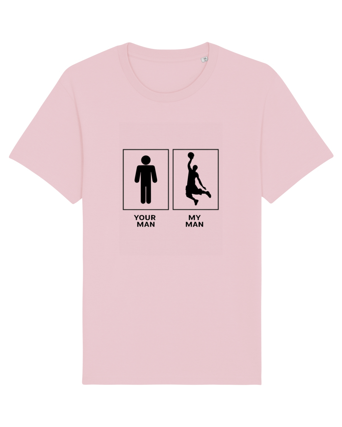 Tricou mânecă scurtă Unisex Rocker Cotton Pink