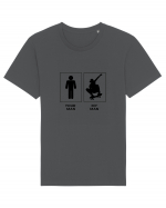 Man Skateboarding Design Tricou mânecă scurtă Unisex Rocker