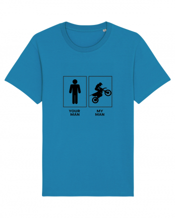 Man Biker Design Azur